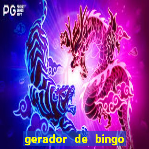 gerador de bingo de palavras